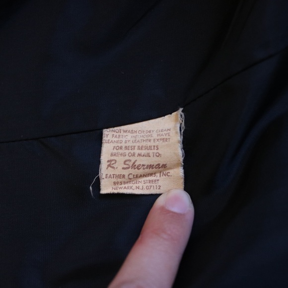 Vintage 1960s Brown Leather Jacket - Picture 6 of 6